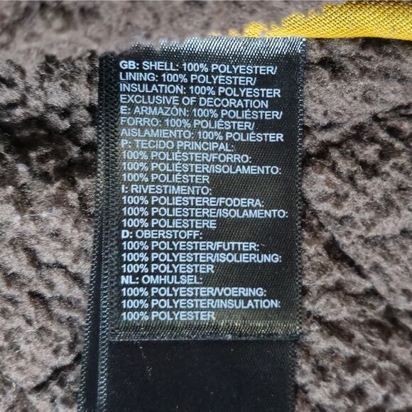 The North Face Mens Large Cuchillo Insulated Full Zip Vest in a Gold/Brown Color - Picture 12 of 15